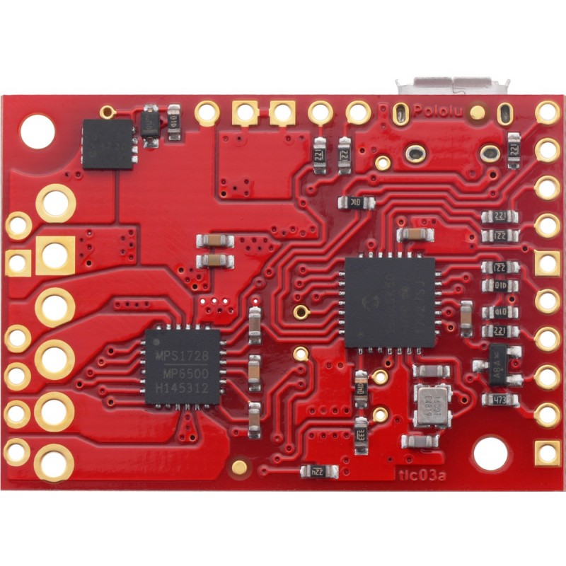 Tic T500 USB - драйвер крокового двигуна (без паяних роз'ємів)