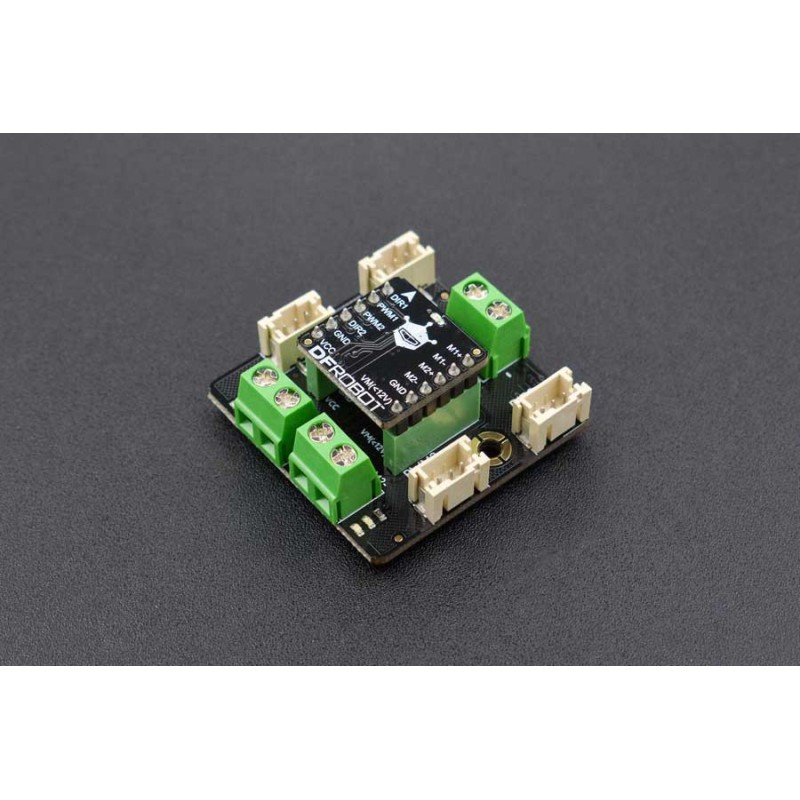 2x1.2A DC Motor Driver - DC motors driver with Gravity connector