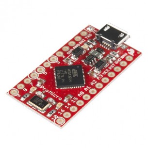SparkFun Pro Micro 5V / 16MHz - base board with ATmega32u4 microcontroller