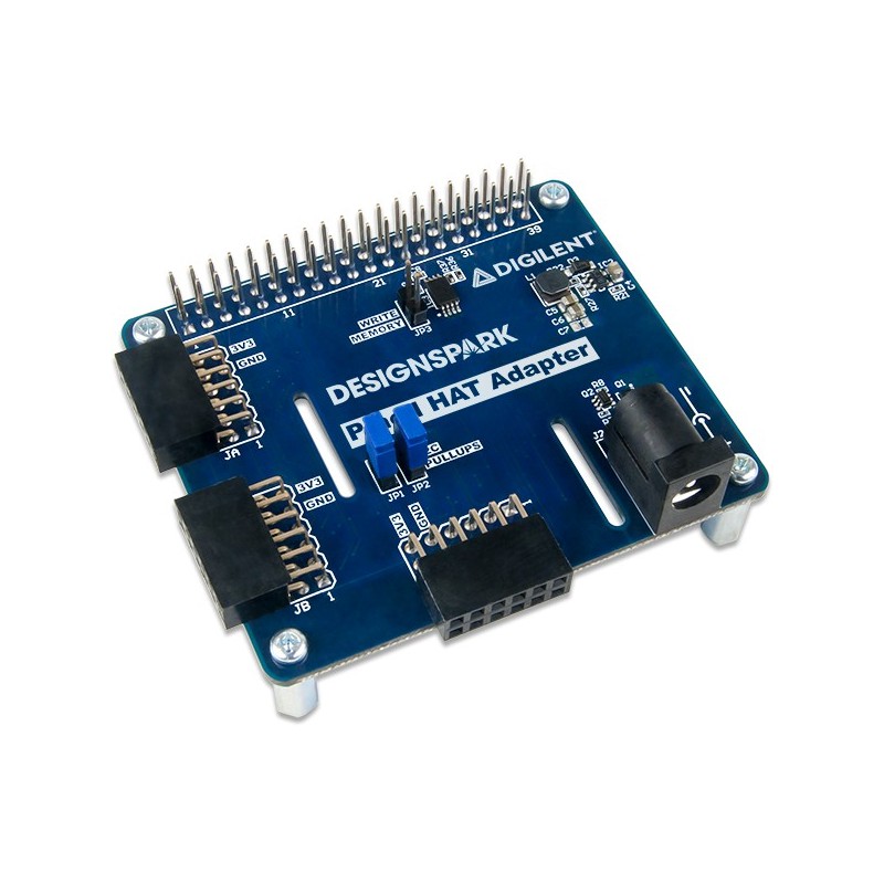 Pmod HAT Adapter - Raspberry Pi overlay with Pmod connectors