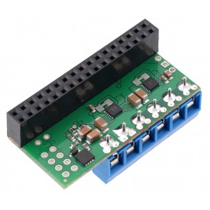 Dual MAX14870 Motor Driver - dual motor controller for Raspberry Pi (soldered connectors)