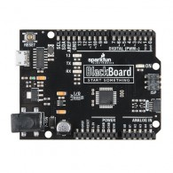 SparkFun BlackBoard - baseplate with ATmega328 microcontroller - top view
