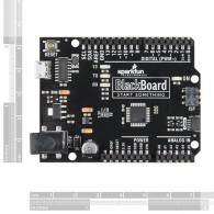 SparkFun BlackBoard - baseplate with ATmega328 microcontroller - dimensions