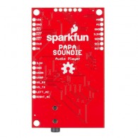 SparkFun Papa Soundie Audio Player - płytka z mikrokontrolerem ATmega 328P - widok od spodu