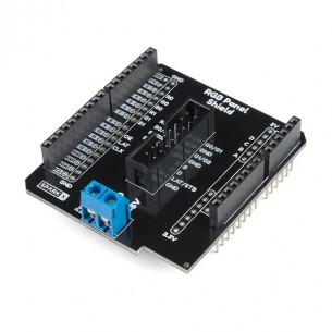 RGB Panel Shield - rozszerzenie dla Arduino do sterowania wyświetlaczami LED