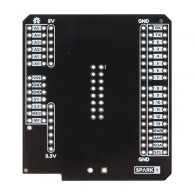 RGB Panel Shield - extension for Arduino to control LED displays - bottom view