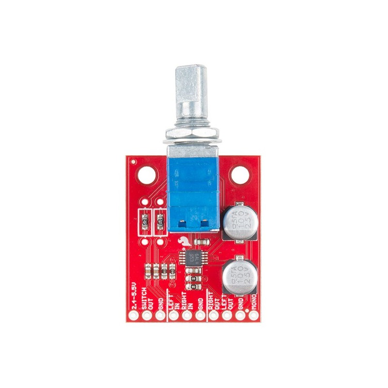 Стереопідсилювач SparkFun Noisy Cricket - 1,5 Вт - підсилювач звуку