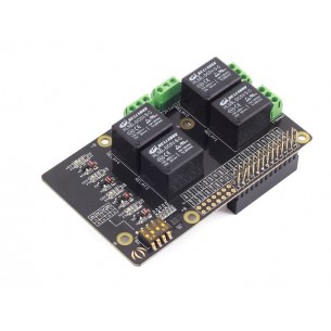 Raspberry Pi Relay Board v1.0 - moduł z czterema przekaźnikami dla Raspberry Pi