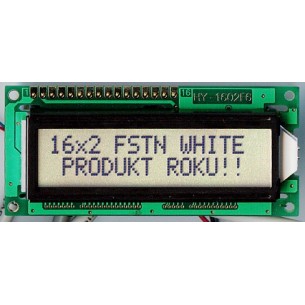 LCD-PC-1602B-YHY Y/G-2L E6 C – 16x2 alphanumeric display