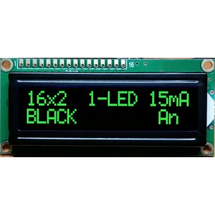 LCD-PC-1602An-DIG G/KK-1L E6 C - 16x2 alphanumeric display