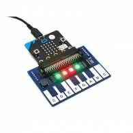 Piano for micro:bit - moduł klawiatury dotykowej - podłączone do micro:bit (brak w zestawie)