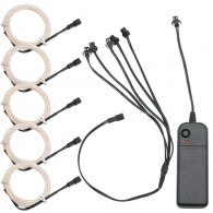 Set with EL Wire (White) (kit contents)