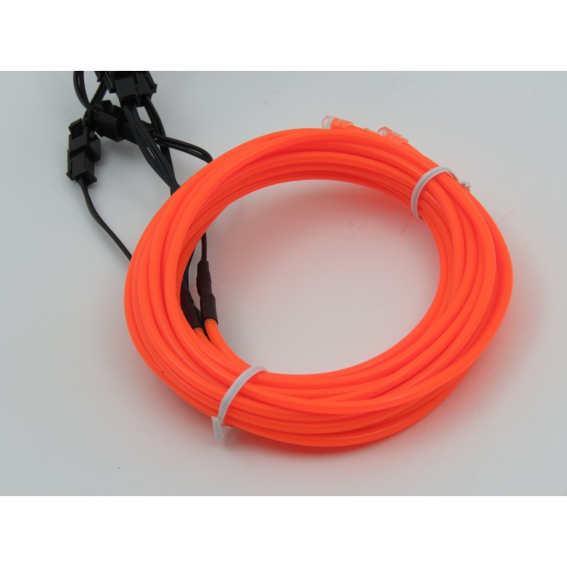 Set with orange EL Wire