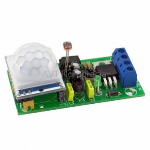 AVT1996 B - night lighting controller with motion detector. Self-assembly set