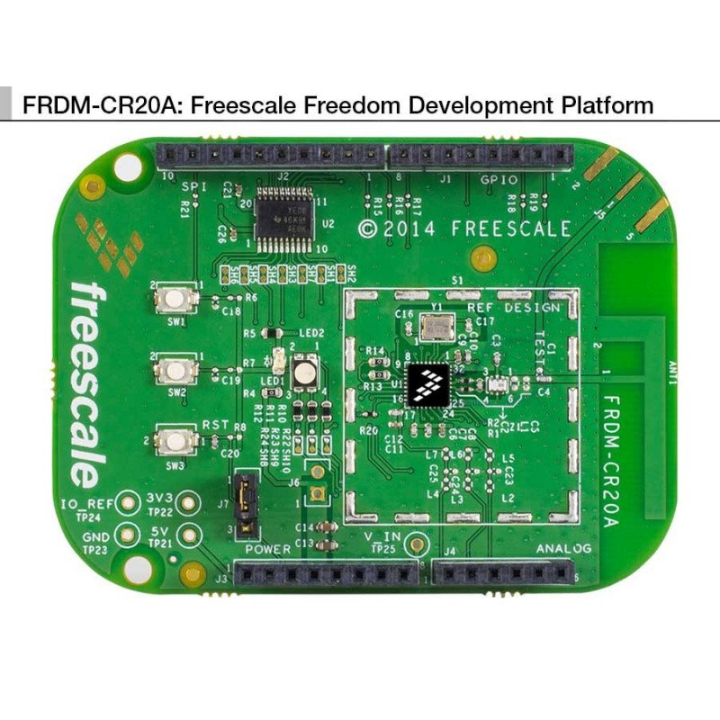 Płytka rozszerzeń Freedom FRDM-CR20A z nadajnikiem 2,4 GHz