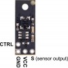 QTRXL-MD-01RC - module with 1 reflection sensor with RC output (digital)