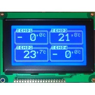 Graphic display LCD-PG-128064D-BIW W / B-E6