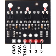 QTR-MD-03RC - module with 3 reflectance sensor with RC (digital) output