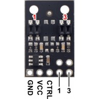 QTR-MD-02RC - module with 2 reflectance sensor with RC (digital) output