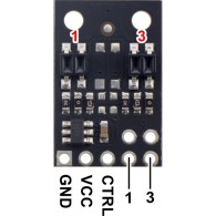 QTR-MD-02A - module with 2 reflectance sensor with analog output