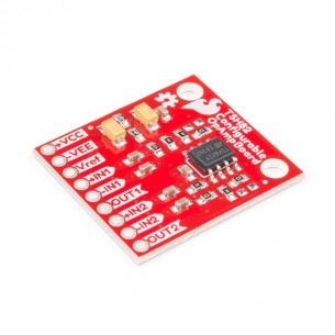 Sparkfun module with TSH82 operational amplifier