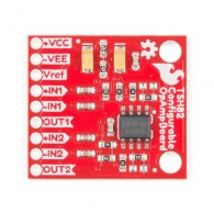 Sparkfun module with TSH82 operational amplifier (top view)