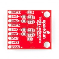 Sparkfun module with TSH82 operational amplifier (bottom view)