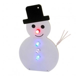 AVT3150 C - LED snowman for everyone. Assembled set