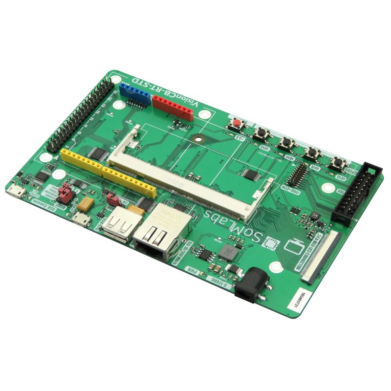 VisionCB-RT-STD v.1.0 - base board for VisionSOM modules with i.MX RT ...