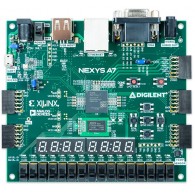 Nexys A7 Artix 50T FPGA (widok z góry)