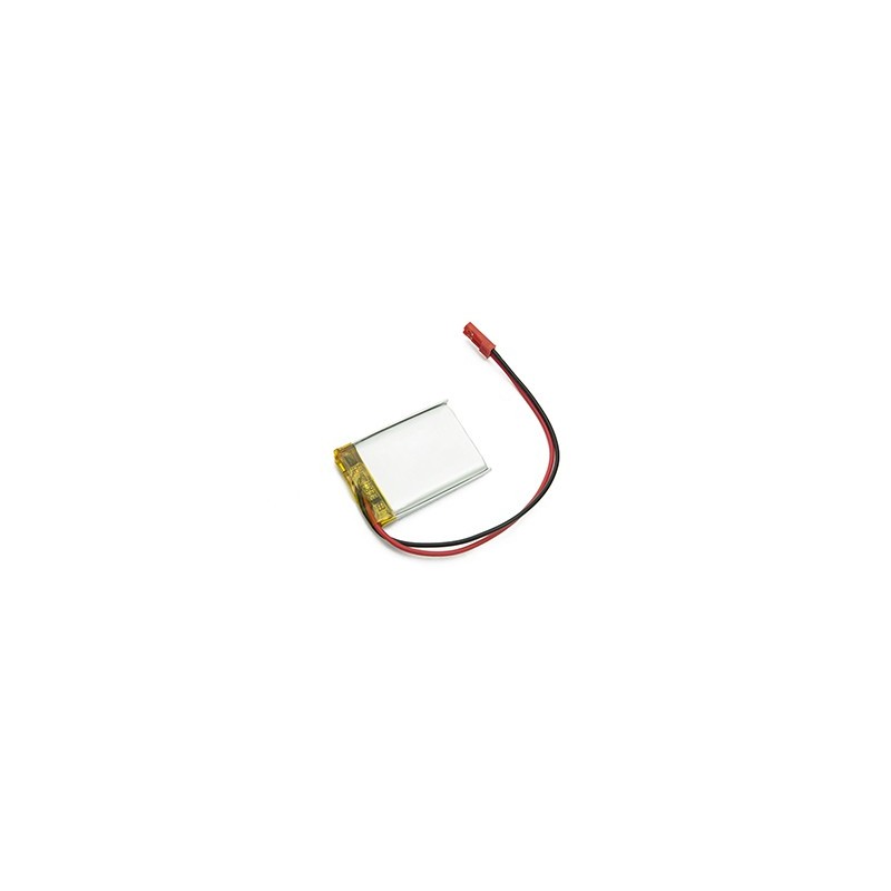 Akyga Li-Po battery 3.7V / 450mAh, connector + socket, PCM