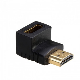 Adapter with 90 ° Akyga HDMI (m) / HDMI (f) angular