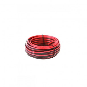 EDC speaker cable 10m, 2 x 0.35mm red-black