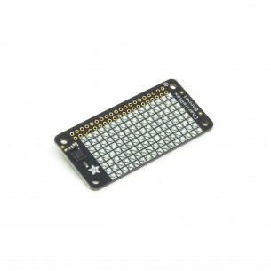 CharliePlex LED Matrix Bonnet - module with 8x16 LED matrix display for Raspberry Pi (blue)