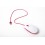 Oficjalna mysz optyczna Raspberry Pi biało-czerwona