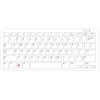 The official keyboard for Raspberry Pi white and red - keyboard layout