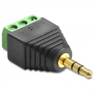 3.5mm jack plug adapter for terminal strip