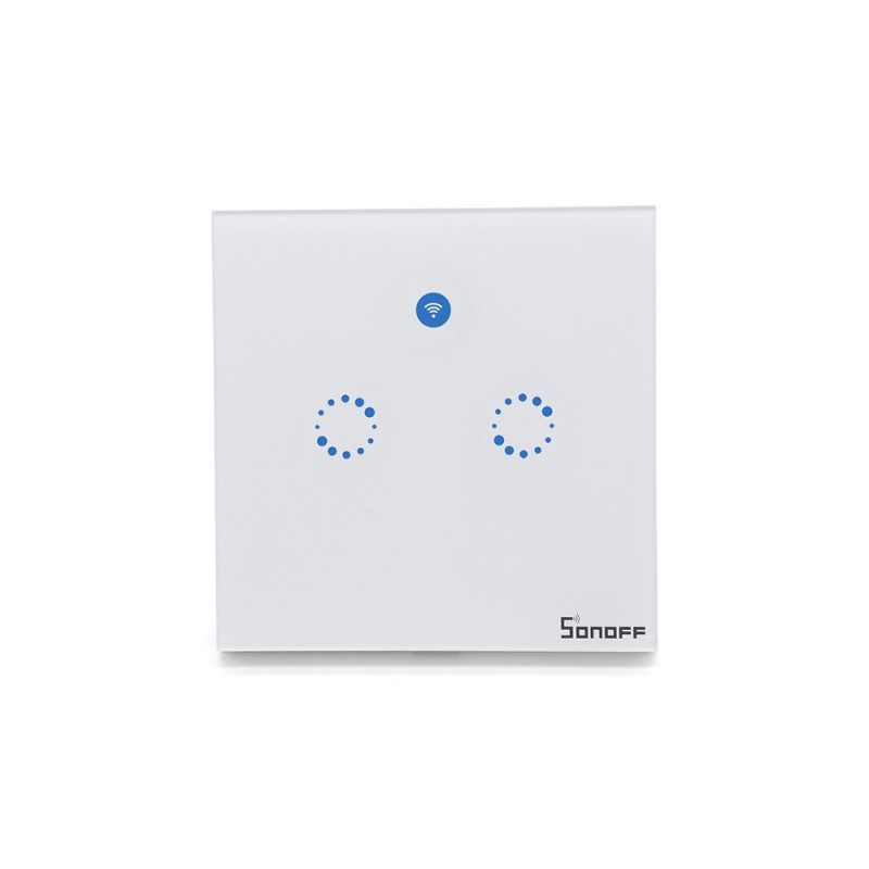 Sonoff Touch - 2-kanałowy dotykowy włącznik światła z funkcją WiFi