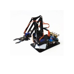 Robotic arm 4DOF controlled by potentiometers (kit for self-assembly)