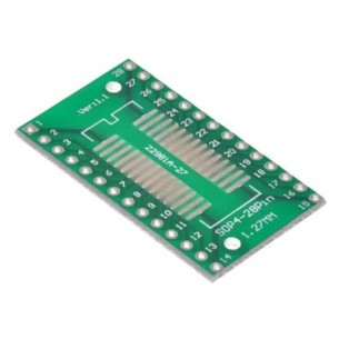 SOP28 PCB adapter for DIP28