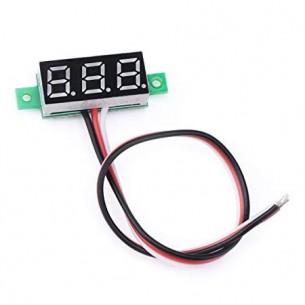 Digital panel voltmeter 0.28 "0-100V red