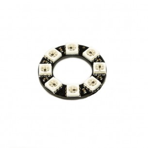 NeoPixel Ring 8 x WS2812 - RGB light ring with WS2812 diodes