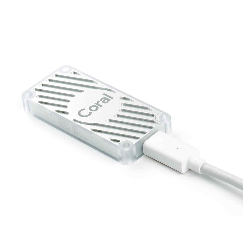 Coral USB Accelerator - moduł z koprocesorem Google Edge TPU