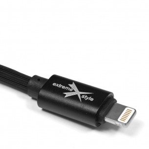 Kabel eXtreme USB-iPhone Lightning 1,5m, czarny