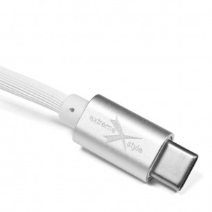 Kabel eXtreme USB 2.0 - USB typ-C 1,5m, biały