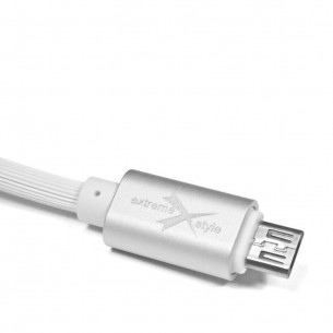 Kabel eXtreme USB - micro USB 2m, biały
