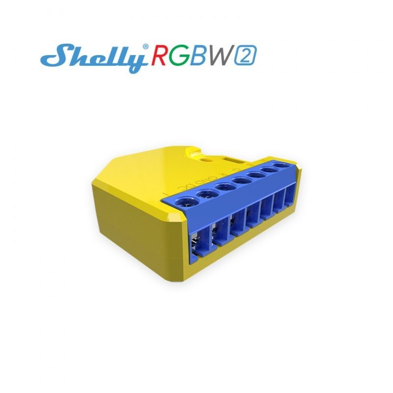 Shelly RGBW2 - sterownik oświetlenia LED z funkcją WiFi