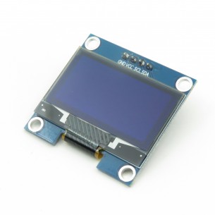 modOLED130_I2C WHITE_GVSS OLED 1.3 "I2C display with SH1106 controller