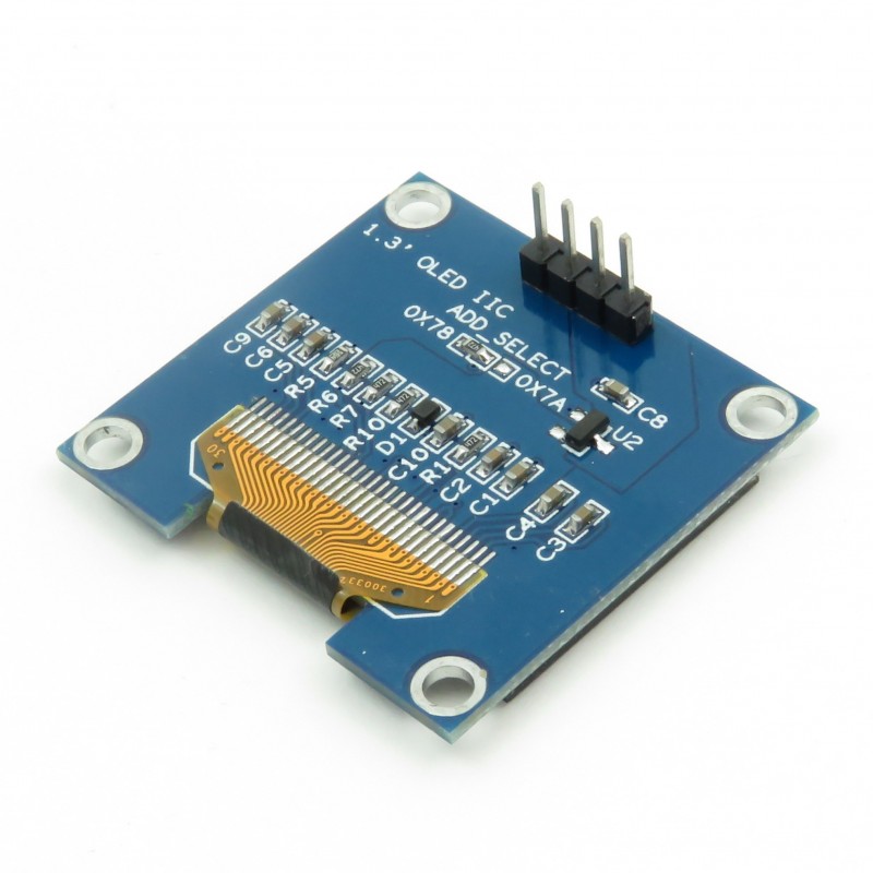 modOLED130_I2C WHITE_GVSS OLED дисплей 1,3