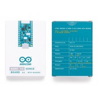 Arduino Nano 33 BLE Sense (ze złączami) - płytka z mikrokontrolerem nRF52840, modułem BLE i czujnikami